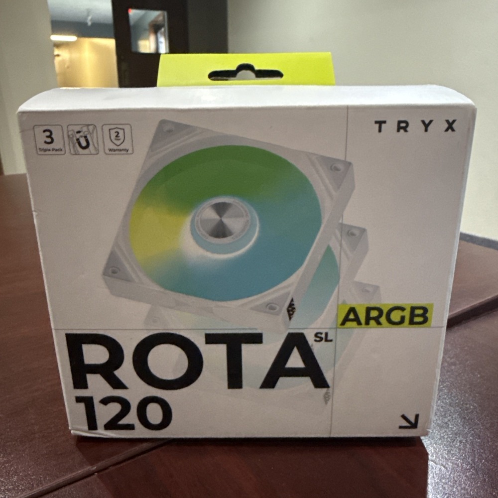 TRYX ROTA SL 120 120mm ARGB Fan - White (3-pack)